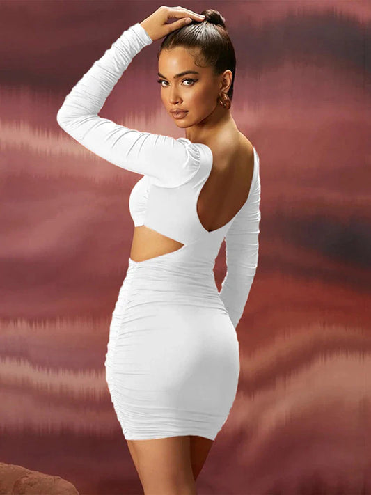 שמלת חיתוכים- שקד