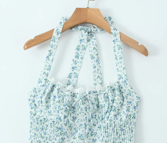 שמלת מידי פרחונית- שובלי