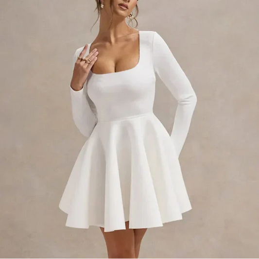 שמלת מיני לבנה- שירה