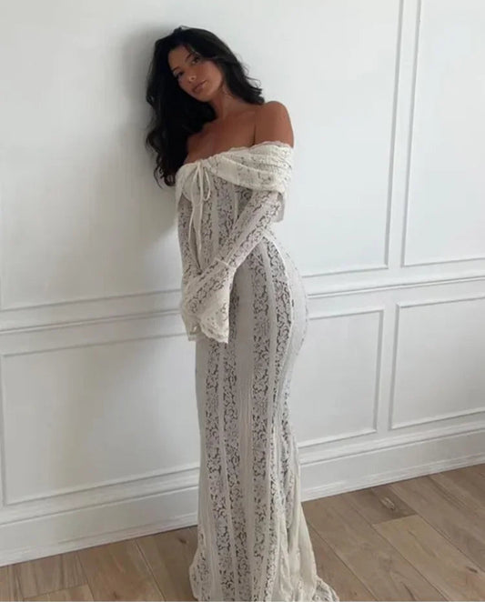 שמלה מקסי דגם קתרין