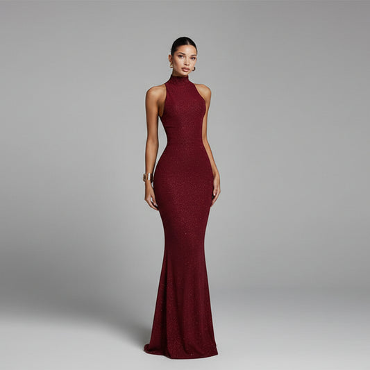 שמלה מקסי דגם קרולין