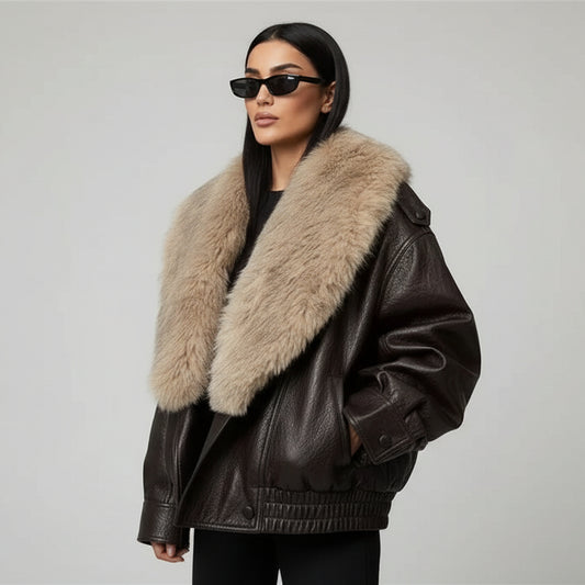 ג'קט פרווה דגם קלריס