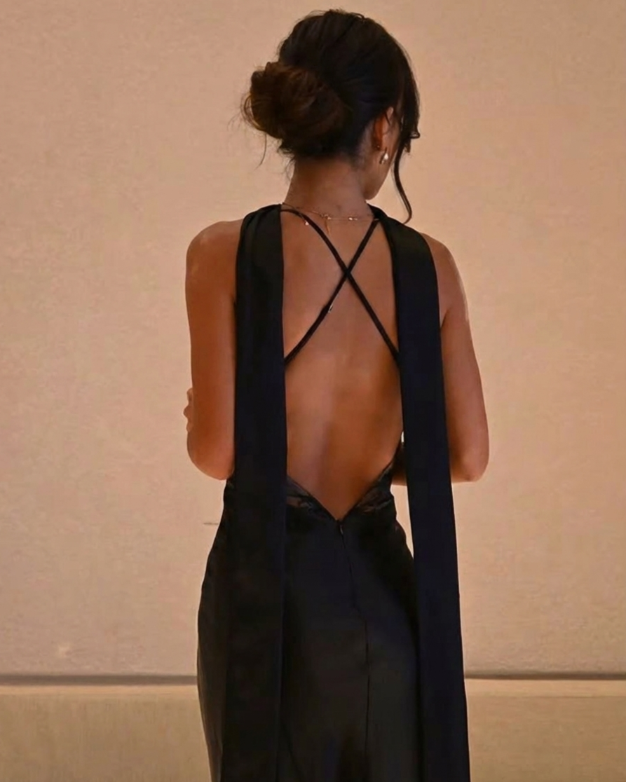 שמלת מקסי דגם ונדי