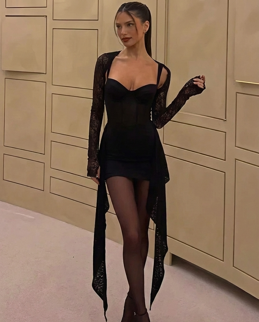 שמלת מיני דגם סנטיה