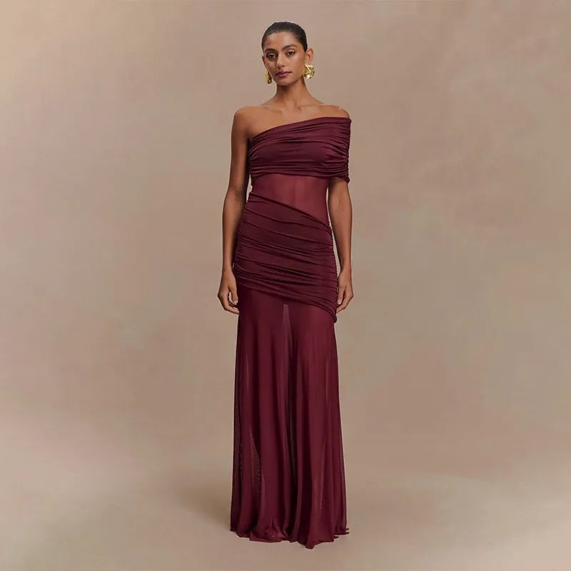 שמלה מקסי דגם אוקלי