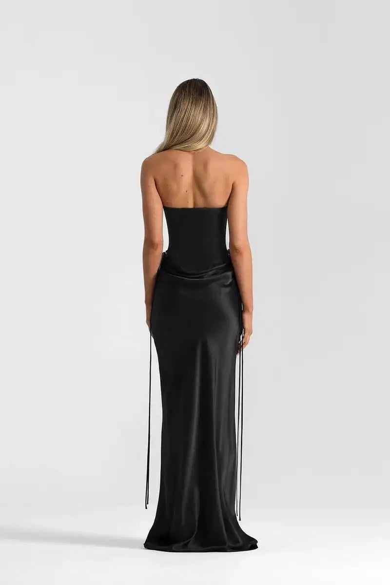 שמלת מקסי דגם ברנדי