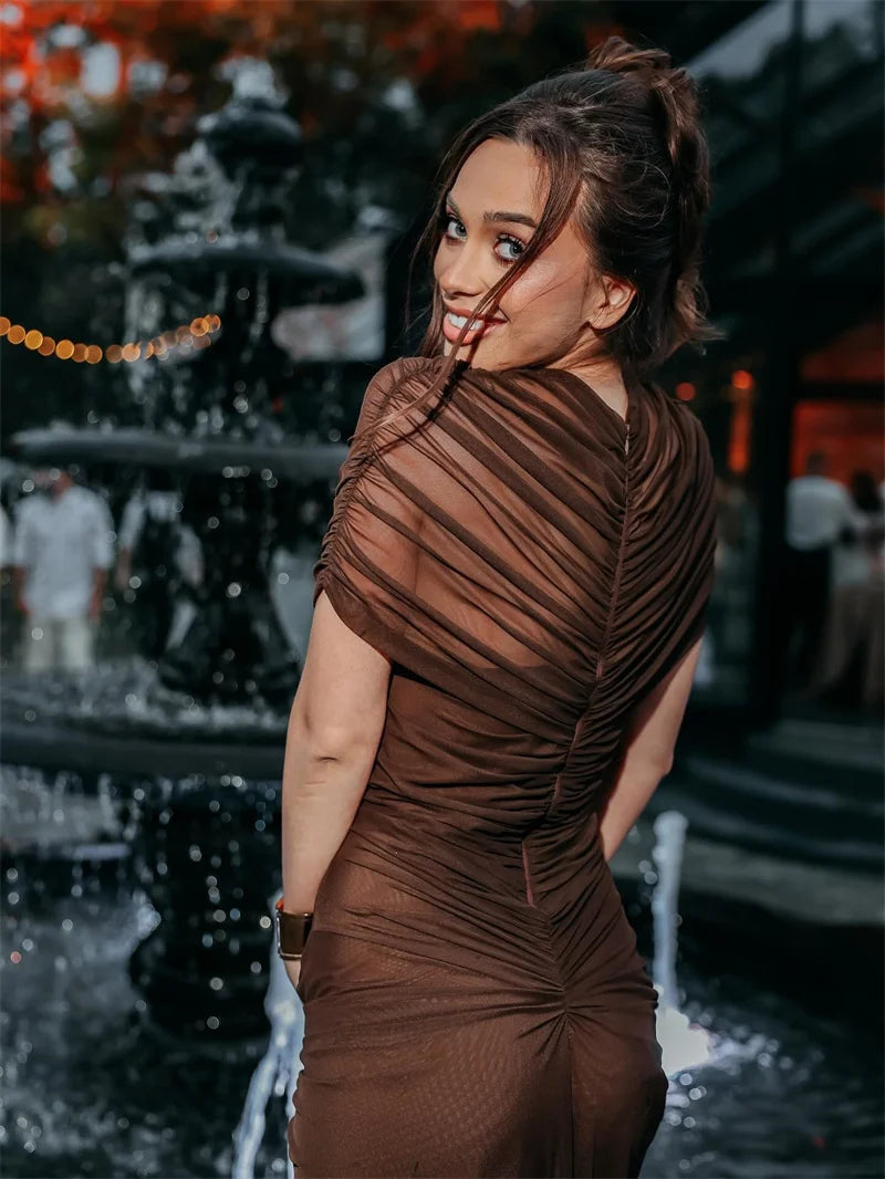 שמלת מקסי דגם בריאר