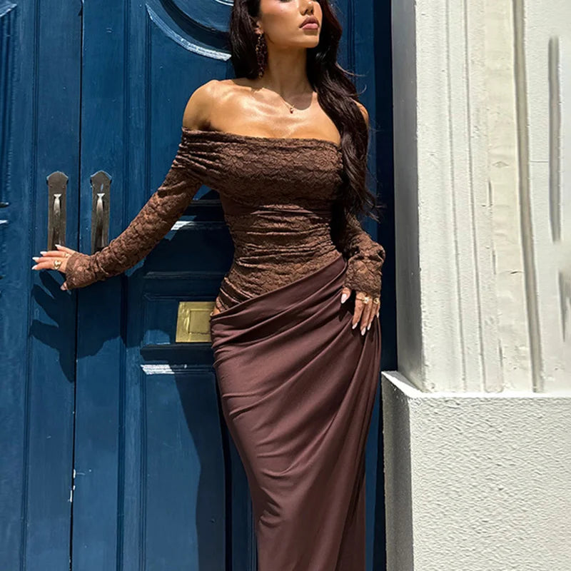 שמלת מקסי דגם סטורמי