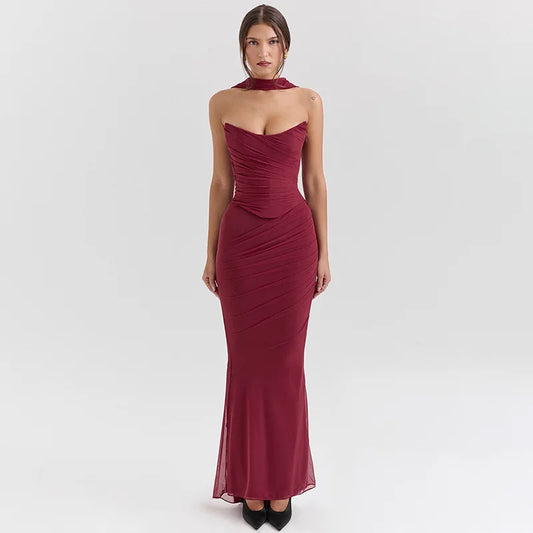 שמלת מקסי דגם פריס