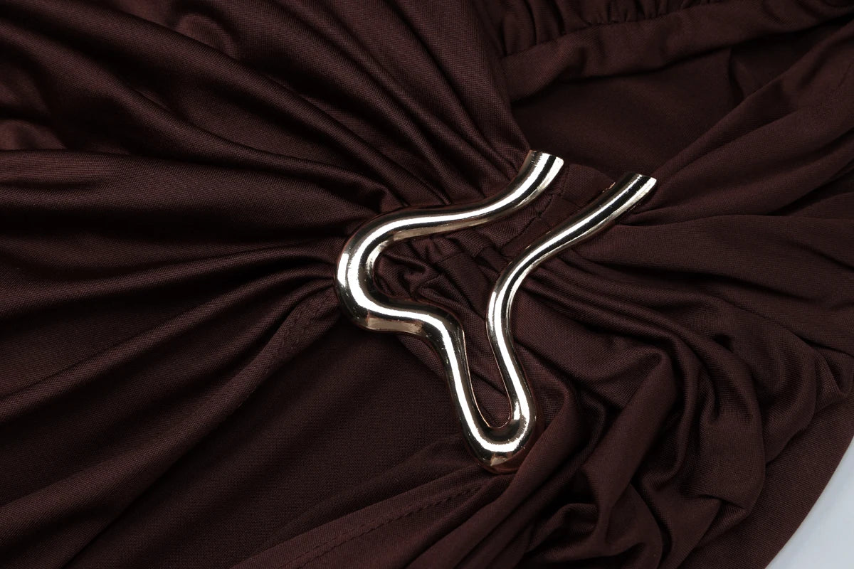 שמלה צנועה מקסי דגם אריאלה