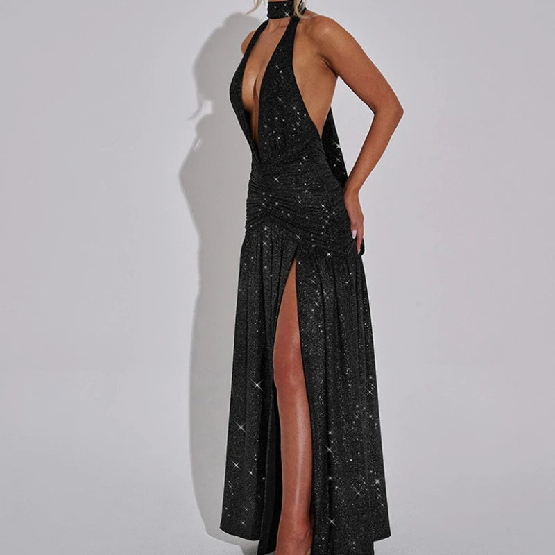 שמלה מקסי דגם פלרינה