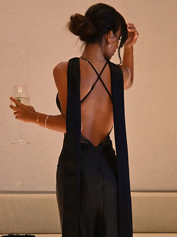 שמלת מקסי דגם ונדי