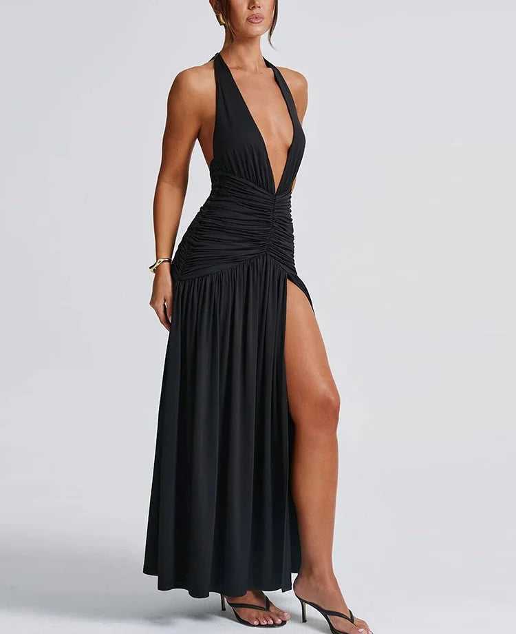 שמלה מקסי דגם קייסלין