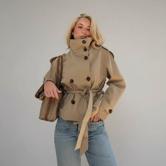 מעיל טרנץ' דגם קלרין