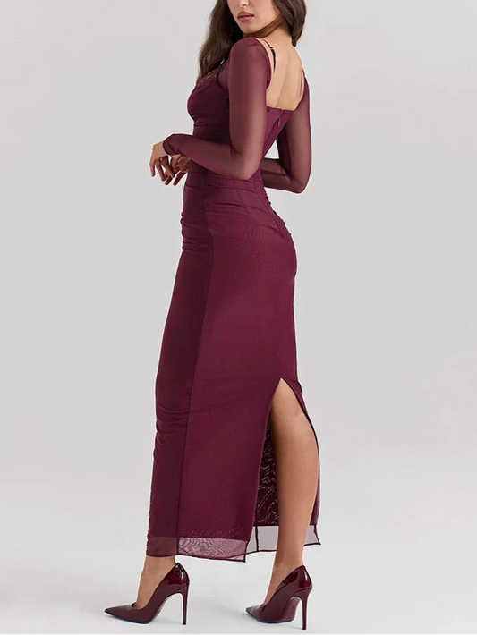 שמלת מקסי דגם רבל