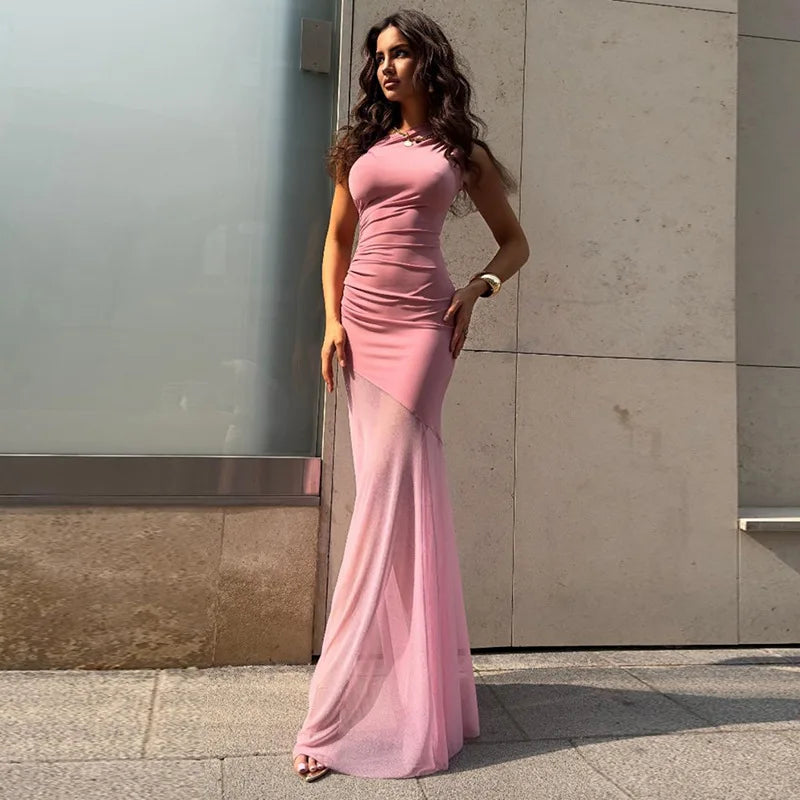 שמלת מקסי דגם קורי