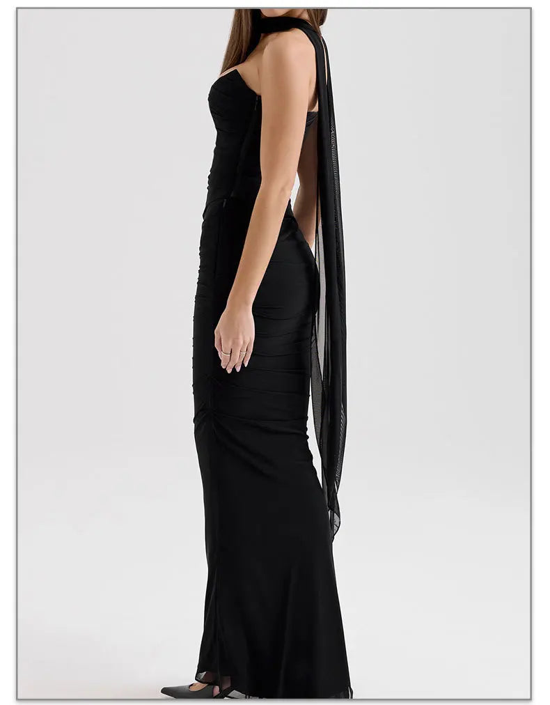 שמלת מקסי דגם פריס