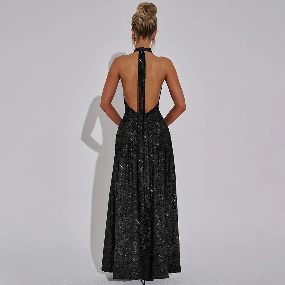 שמלה מקסי דגם פלרינה