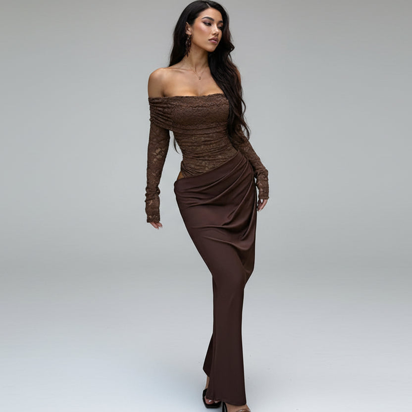 שמלת מקסי דגם סטורמי