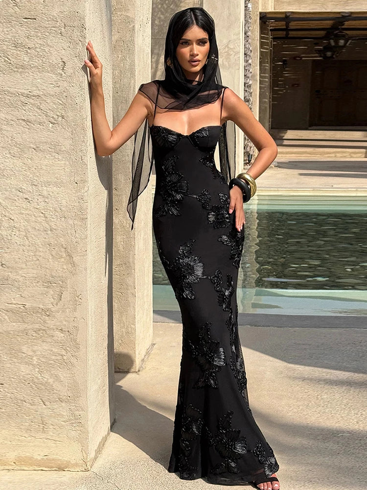 שמלת מקסי דגם אנסלי