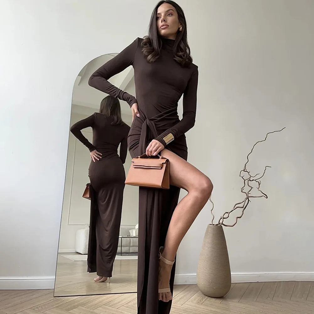 שמלת מקסי דגם סוראלי