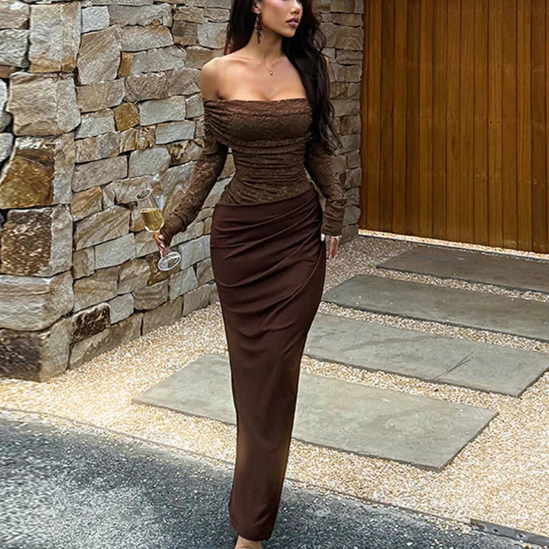 שמלת מקסי דגם סטורמי