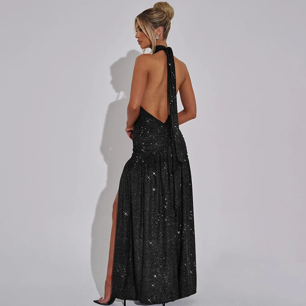 שמלה מקסי דגם פלרינה