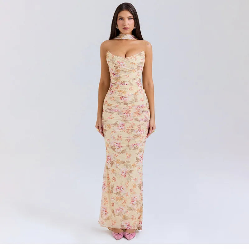 שמלת מקסי דגם פריס