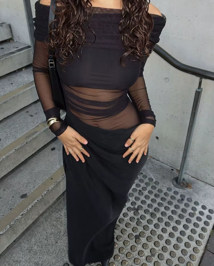 שמלת מקסי דגם ג׳יילה