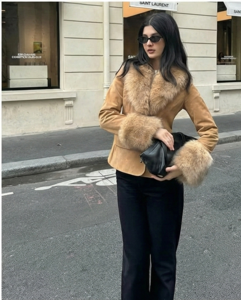 מעיל פרווה דגם קלואי