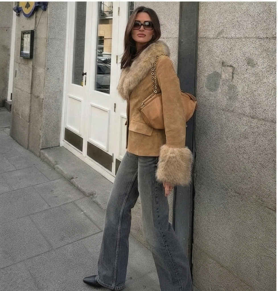 מעיל פרווה דגם קלואי