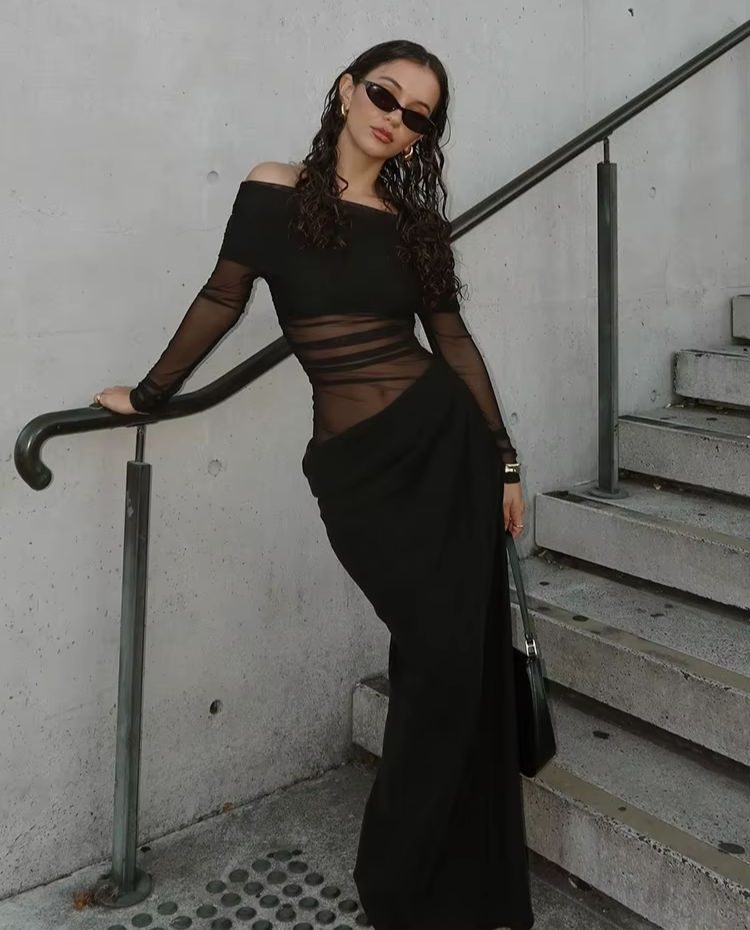 שמלת מקסי דגם ג׳יילה